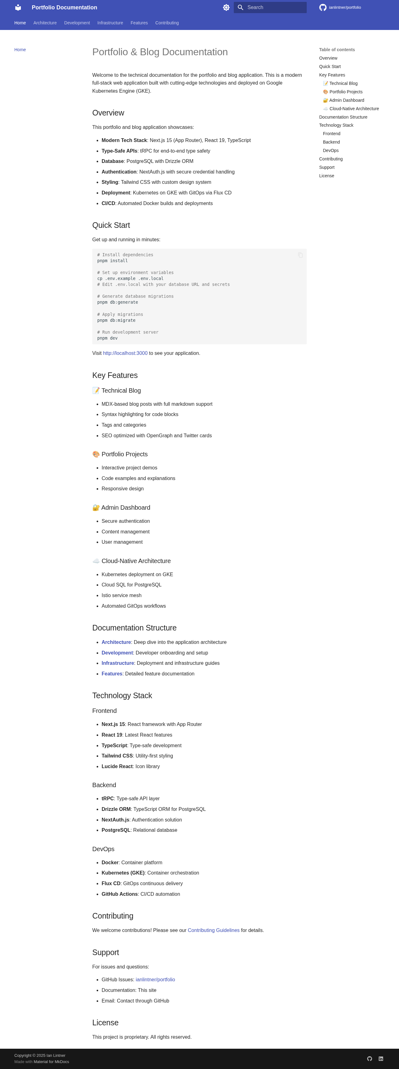 MkDocs Full Documentation